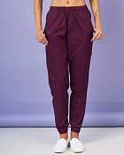 Медицинские штаны женские джоггеры фиолетовые